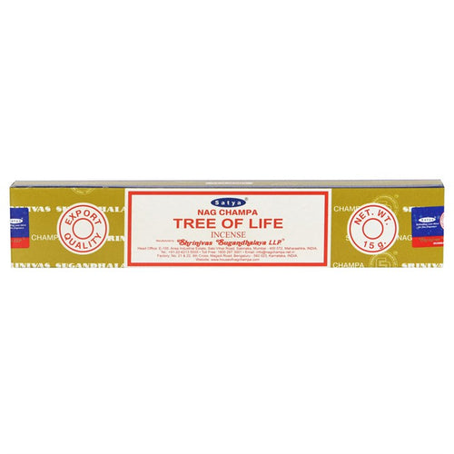 12 Packs of Tree of Life Incense Sticks by Satya