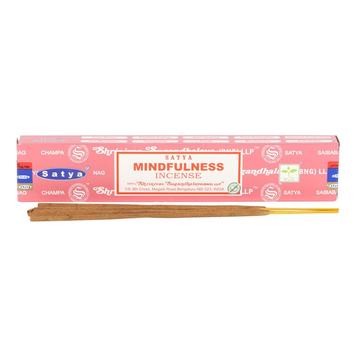 Set of 12 Mindfulness Incense Sticks by Satya (12/50)