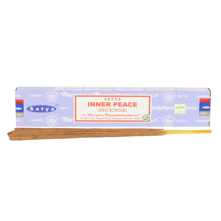 Set of 12 Inner Peace Incense Sticks by Satya (12/50)